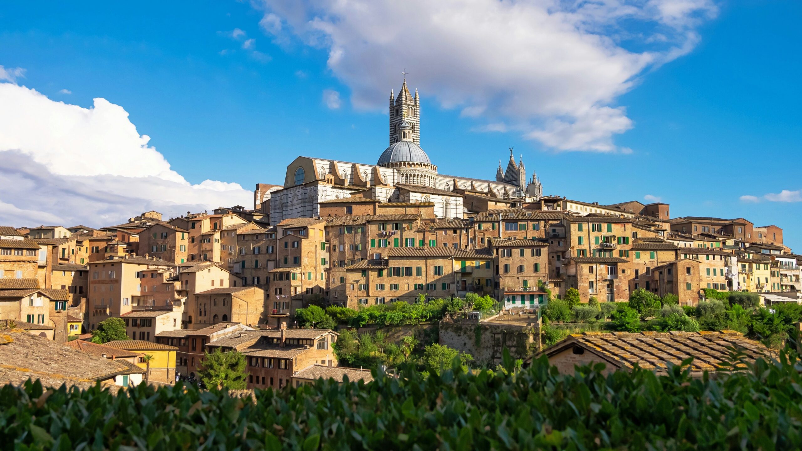 Siena Tuscany Italy city skyline